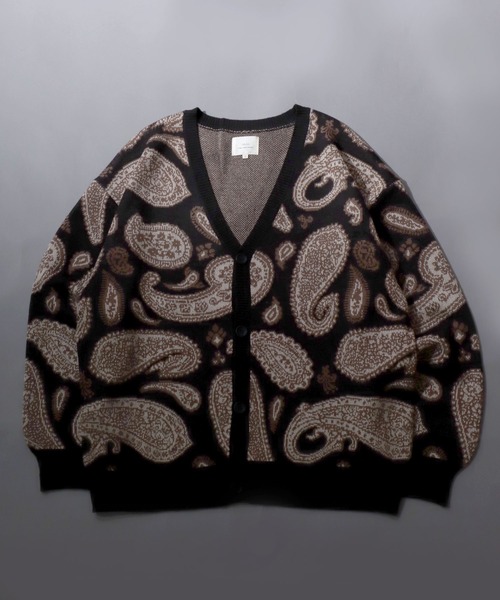 SITRY（シトリー） カーディガン Paisley Pattern Double Jacquard