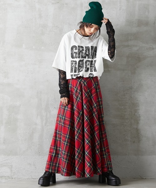 「GEVS.」 「SMILELAND」長袖カットソー 3L オフホワイト レディース_画像4