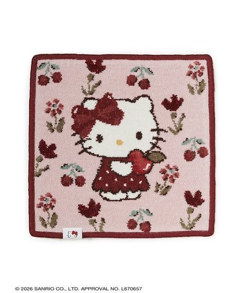 Hello Kitty 救命士 ミニタオル ハンカチ（十枚） JAMIE KAY（ジェイミーケイ） ハンカチ 「HELLO KITTY」シェニール織