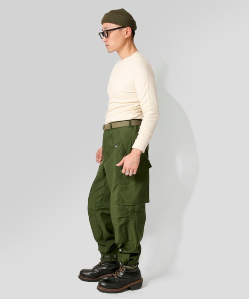 MILITARY カーゴパンツ スウェーデン軍 M-59 裾ベルトナシ