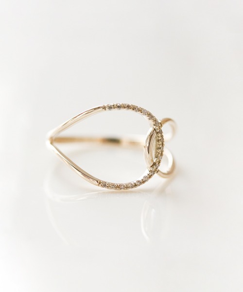 cui-cui（キュイキュイ） 指輪 リング ダイヤモンド ハグ リング