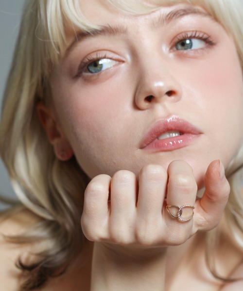 cui-cui（キュイキュイ） 指輪 リング ダイヤモンド ハグ リング