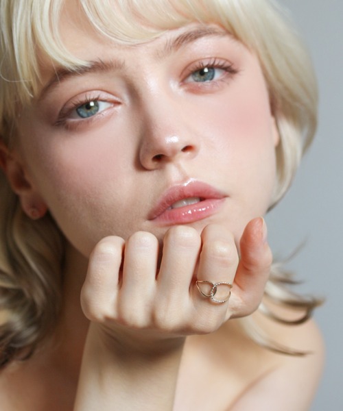 cui-cui（キュイキュイ） 指輪 リング ダイヤモンド ハグ リング