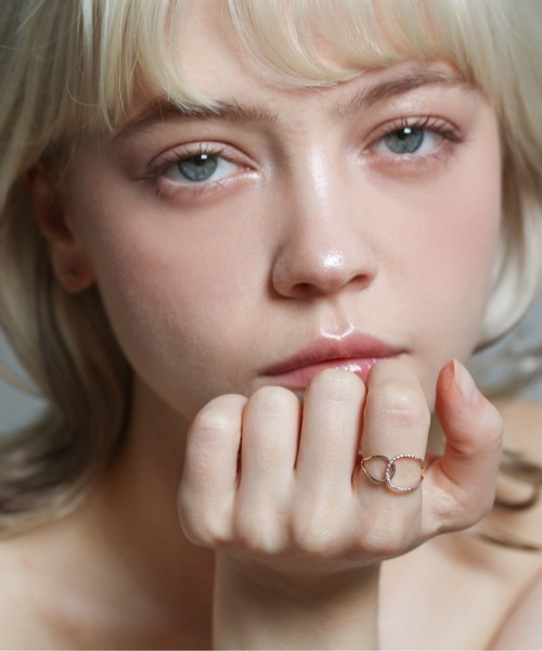 cui-cui（キュイキュイ） 指輪 リング ダイヤモンド ハグ リング