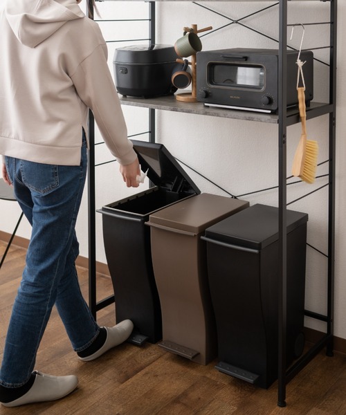 東京家具 収納 「HEIM」キッチンごみ箱上ラック90cm : ZOZOTOWN Yahoo