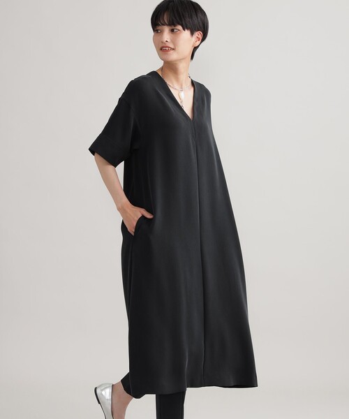 即納正規品 ワンピース シルキーダブルクロスワンピース ZOZOTOWN PayPayモール店 - 通販 - PayPayモール 低価国産