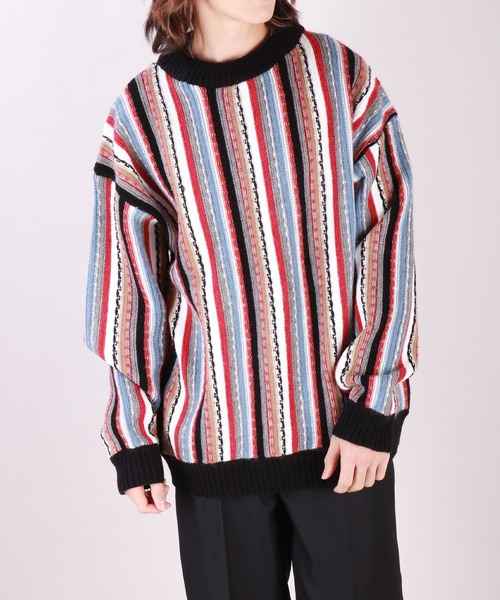 WESTSEA セーター ニット もちもちタッチ ルーズサイズ