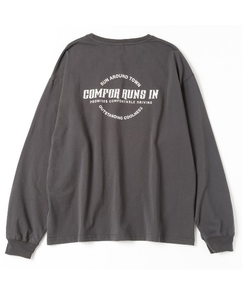 POWER TO THE PEOPLE tシャツ ヴィンテージカープリントロング