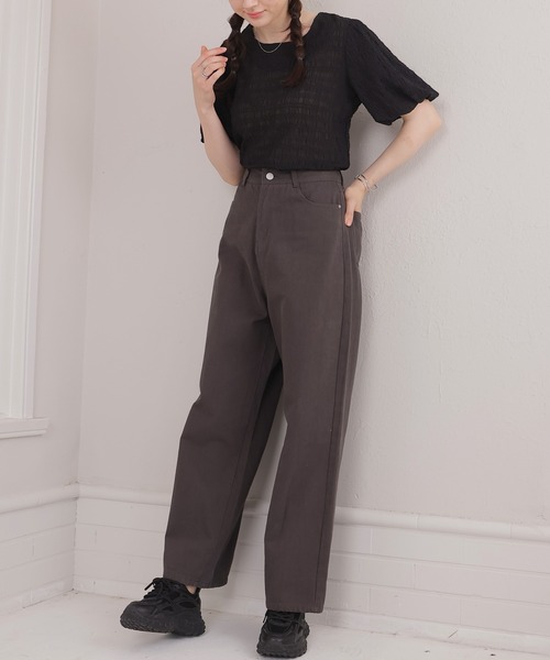 ブラウス シャツ パフスリーブトップス レディース : ZOZOTOWN