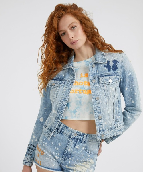GUESS デニムジャケット gジャン X BRANDALISED(R) WITH