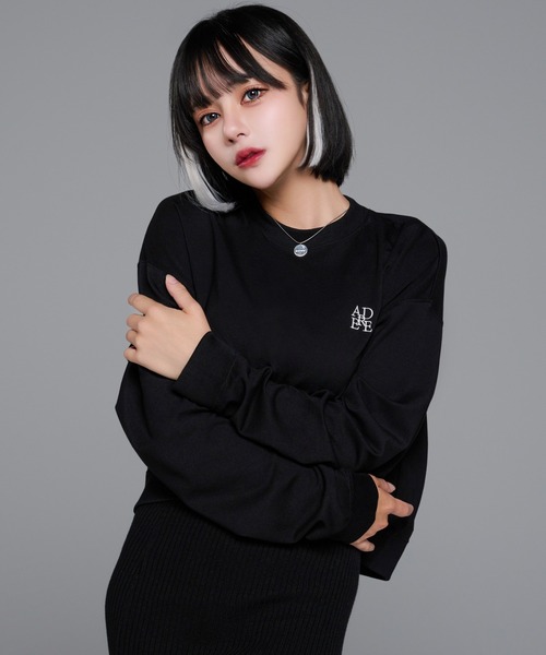 トレーナー スウェット short logo sweat/ショートロゴスウェット レディース