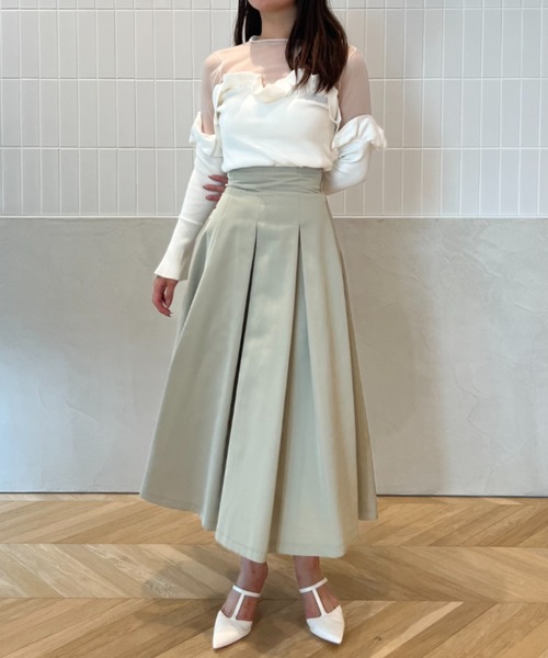 EIMY ISTOIRE（エイミーイストワール） スカート タックフレアスカート