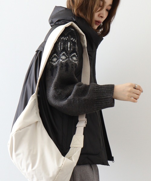 ダウンベスト ベスト A.N.L シームレスダウンベスト レディース