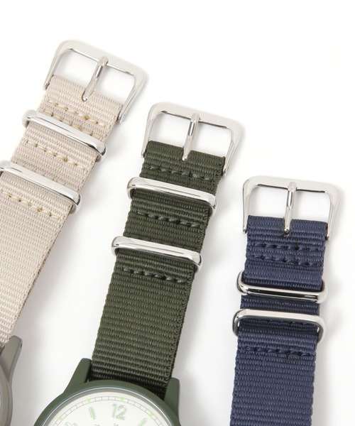 niko and…（ニコアンド） 腕時計 ミリタリー風ウォッチ レディース