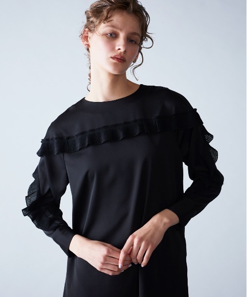 Marilyn Moon（マリリンムーン） ワンピース プリーツフリルサック