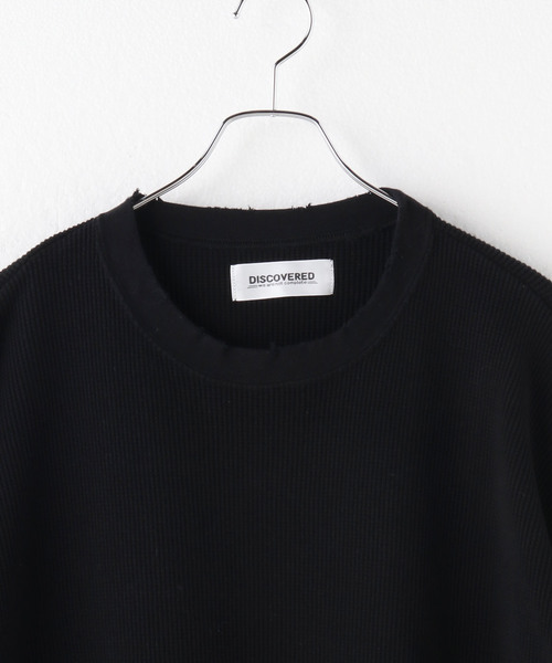 DISCOVERED（ディスカバード） tシャツ BONE WAFFLE CUTSEWN メンズ
