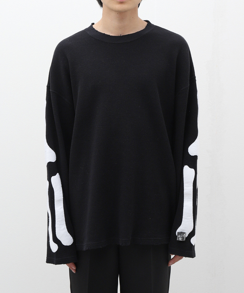 DISCOVERED（ディスカバード） tシャツ BONE WAFFLE CUTSEWN メンズ