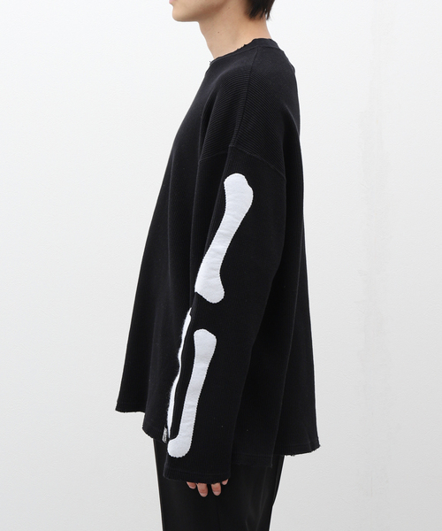 DISCOVERED（ディスカバード） tシャツ BONE WAFFLE CUTSEWN メンズ