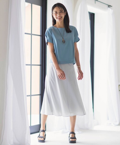 J.PRESS tシャツ 「接触冷感」コットンスムース フレンチ