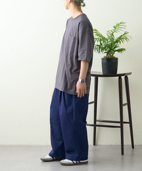 CIAOPANIC TYPY tシャツ コットンクルーネックポケット半袖T