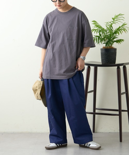 CIAOPANIC TYPY tシャツ コットンクルーネックポケット半袖T