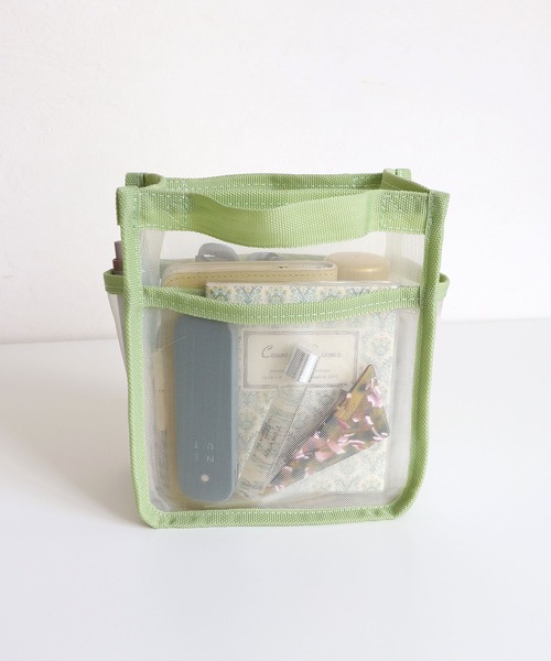 T・S・L（ファッション） ポーチ メッシュバッグインバッグ縦型