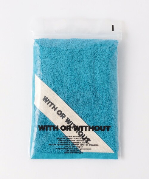 WITH OR WITHOUT ハンカチ 「WITH WITHOUT」 ハンド タオル 3