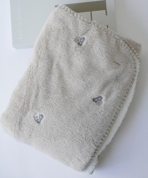 MARS！新品未開封！ブランケット！ Port ブランケット 「 / ポート 」 アニマル 刺繍 : ZOZOTOWN