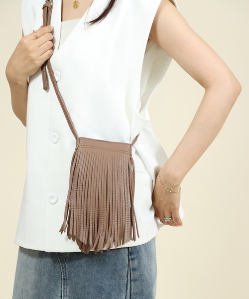 R88×mite フリンジショルダーバッグ canvas fringe bag | R88（アールハチハチ）