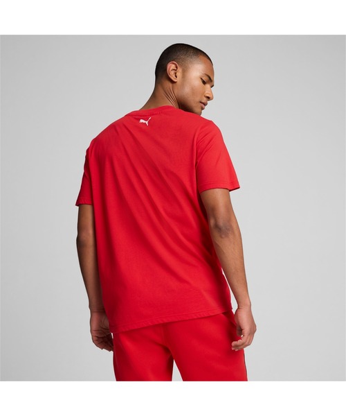 ★PUMA★スクーデリアフェラーリレーストーナルビッグ シールドT Scuderia Ferrari Race Tonal Big Shield Men's Tee | PUMA