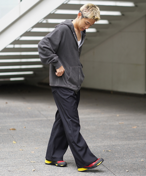 JieDa（ジエダ） パーカー PIGMENT J LOGO ZIP UP HOODIE JIE-24W-CT09