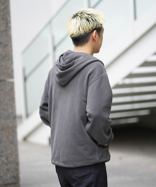 JieDa パーカー JieDa/ジエダ PIGMENT J LOGO ZIP UP HOODIE JIE