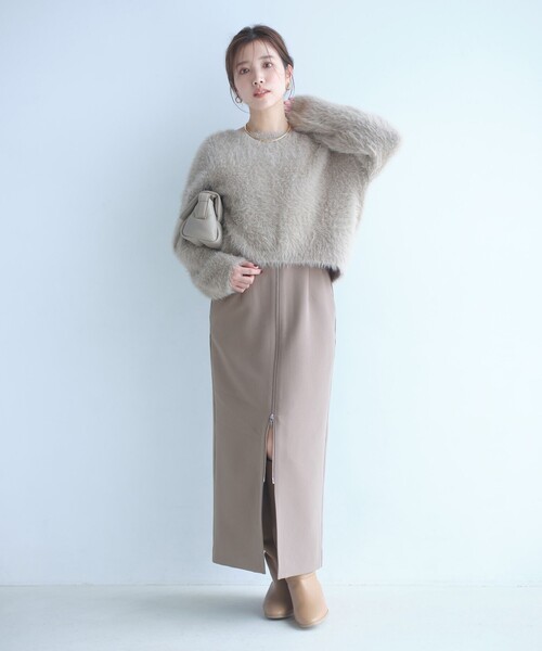 ワンピース 「SHIORI IRIE × green label relaxing」フェザー 