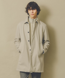 スタンドカラーコート　ABAHOUSE ABAHOUSE GRAY ステンカラーコート コート 「高機能アウター