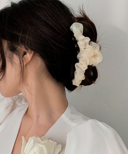 DiamondHearts（ダイヤモンドハーツ） ヘアクリップ シフォンヘア
