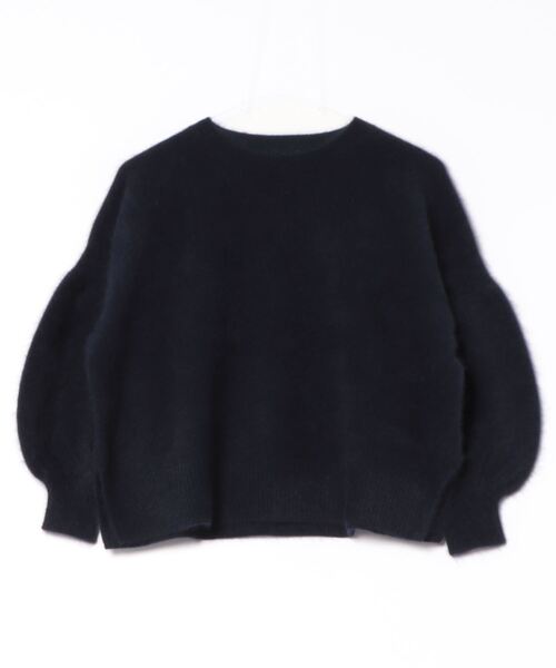 Jines（ジネス） ニット セーター ラクーンボリュームスリーブクルー