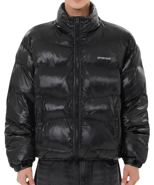 ★OY★ DISTRESSED STITCH PUFFER JACKET - BLACK★正規品/人気 OY ダウンコート ダウンジャケット 「OY/オーワイ」 DISTRESSED