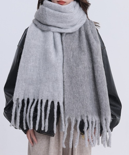 マフラー ストール バイカラーマフラー レディース : ZOZOTOWN Yahoo