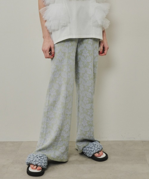 LA BELLE ETUDE（ラベルエチュード） パンツ オリジナル柄モール