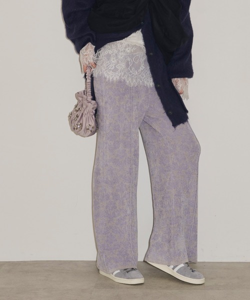 LA BELLE ETUDE（ラベルエチュード） パンツ オリジナル柄モール