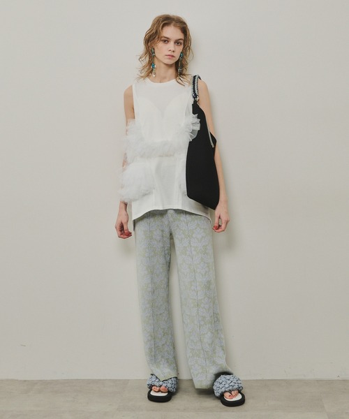 LA BELLE ETUDE（ラベルエチュード） パンツ オリジナル柄モール