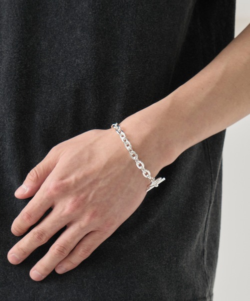 JieDa ブレスレット JieDa ブレスレット WIDE SWITCHING BRACELET メンズ : ZOZOTOWN