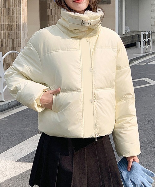 miniministore ダウンコート ダウンジャケット ボア襟エコダウン