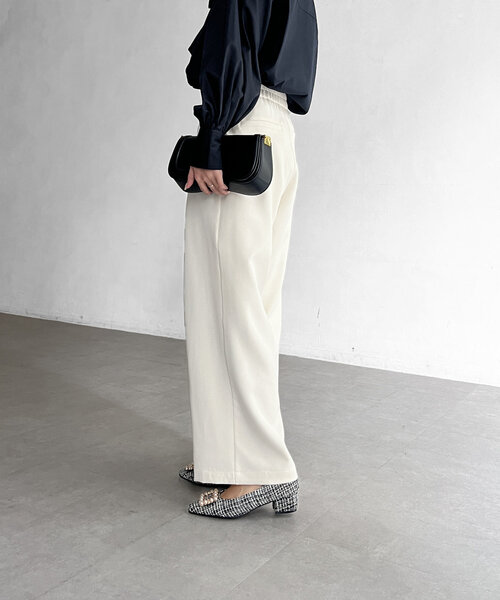 パンツ 「セレモニー対応可」ワイドパンツ レディース 美品♡PLST