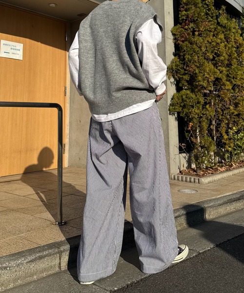 CIAOPANIC TYPY パンツ 「UNISEX」ヒッコリーボリュームパンツ
