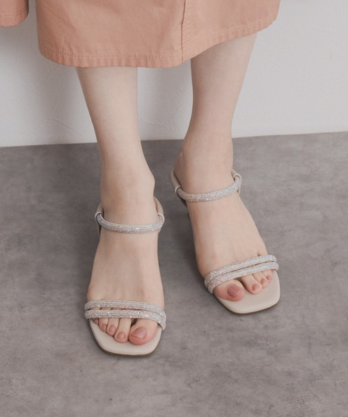 NICAL ニカル　編みデザインミュールサンダル Lサイズ NICAL ニカル 編みデザインミュールサンダル Lサイズ