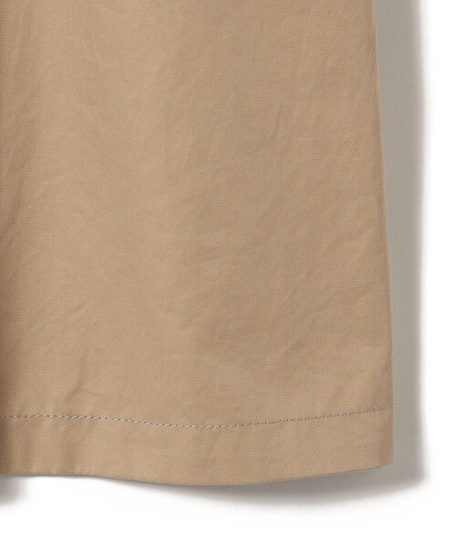 トレンチコート コート SHIPS Primary Navy Label:ギャバ トレンチコート レディースの画像