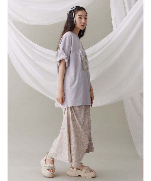 merry jenny tシャツ cat ribbon big tee / キャットリボン