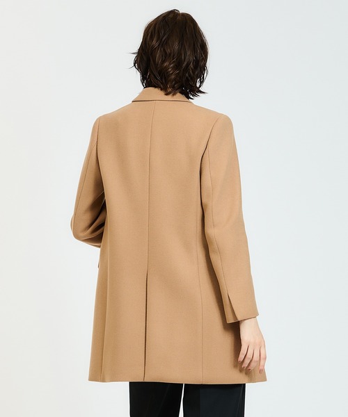 ESTNATION チェスターコート サイズ38 キャメル色 ESTNATION（エストネーション） チェスターコート 38 キャメル