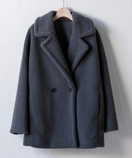 「DOUX ARCHIVES」 コート 38 ブラウン レディース_画像4